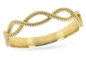 14k Yellow Gold Twisted Band