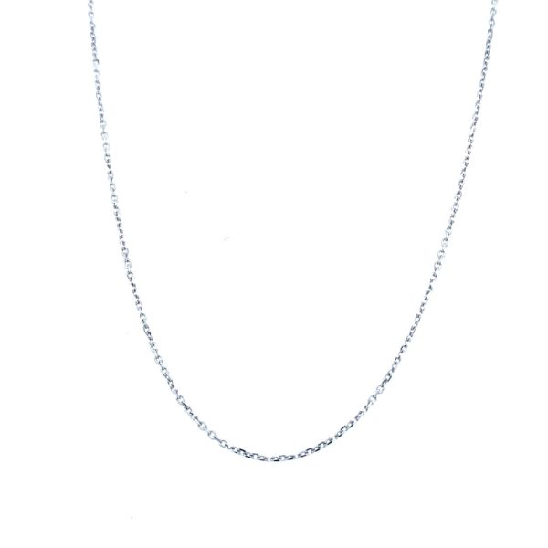 Sterling Silver 20 Inch Diamond-Cut Cable Chain