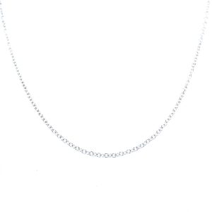Sterling Silver 24 Inch Cable Chain