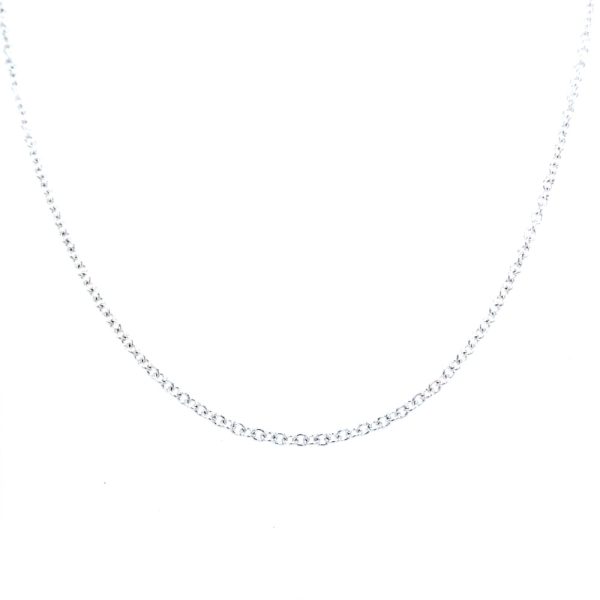 Sterling Silver 24 Inch Cable Chain