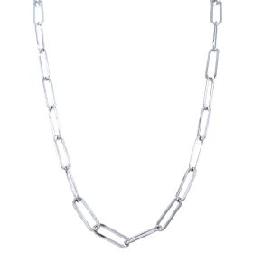 Sterling Silver 20 Inch Paperclip Chain 3.8mm