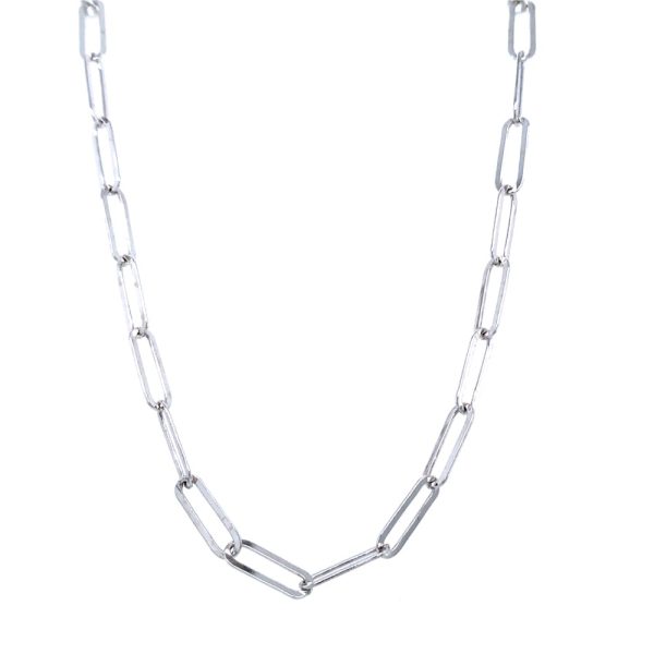 Sterling Silver 20 Inch Paperclip Chain 3.8mm
