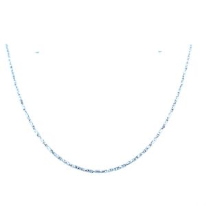 Sterling Silver 24 Inch Adjustable Raso Chain 1.2mm