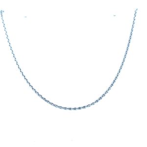 Sterling Silver 24 Inch Adjustable Espiga Chain