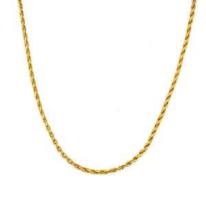 14k Yellow Gold 20 Inch Parisian Chain Necklace