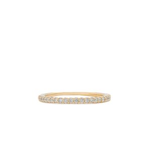14k Yellow Gold Diamond Wedding Band .30ctw