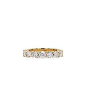 14k Yellow Gold Seven-Stone Diamond Band 1.00ctw