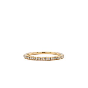 14k Yellow Gold Diamond Wedding Band .10ctw