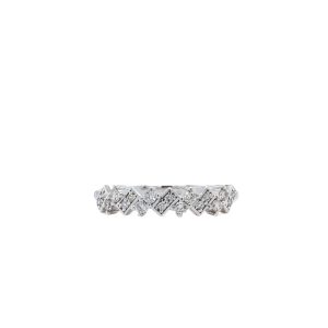 10k White Gold Diamond Band