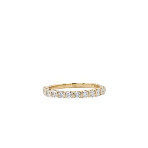 14k Yellow Gold Diamond Band .50ctw