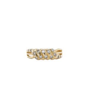 14k Yellow Gold Diamond Ring