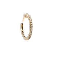 14k Yellow Gold Diamond Hinged Ear Cuff