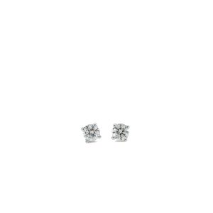 14k White Gold Diamond Stud Earrings .25ctw