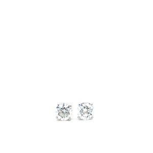 14k White Gold Diamond Stud Earrings .50ctw