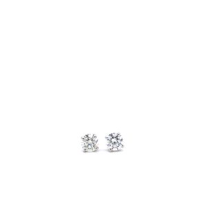 14k White Gold Diamond Stud Earrings .25ctw