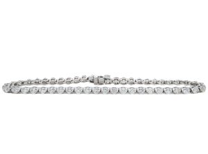 14k White Gold Diamond Tennis Bracelet 1.94ctw