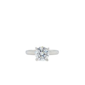 Platinum Lab Grown Diamond Solitaire Engagement Ring 1.48ct