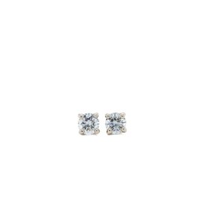 14k White Gold Lab Grown Diamond Stud Earrings .50ctw
