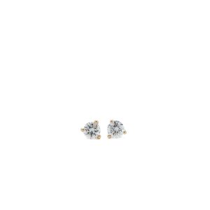14k Yellow Gold Lab Grown Diamond Stud Earrings .22ctw