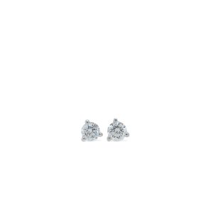 14k White Gold Lab Grown Diamond Stud Earrings .29ctw