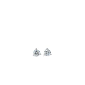 14k White Gold Lab Grown Diamond Stud Earrings .25ctw
