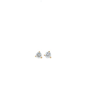 14k Yellow Gold Lab Grown Diamond Stud Earrings .25ctw