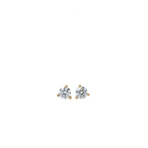 14k Yellow Gold Lab Grown Diamond Stud Earrings .45ctw