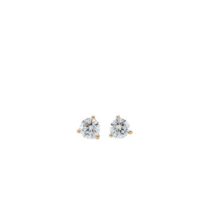 14k Yellow Gold Lab Grown Diamond Stud Earrings .59ctw
