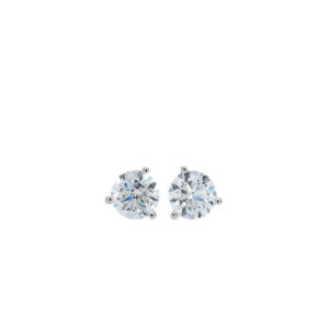 14k White Gold Lab Grown Diamond Stud Earrings 2.12ctw
