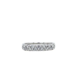 14k White Gold Lab Grown Diamond Band .48ctw