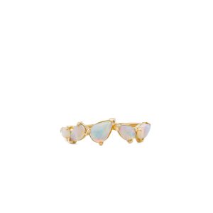 14k Yellow Gold Opal Pear Ring