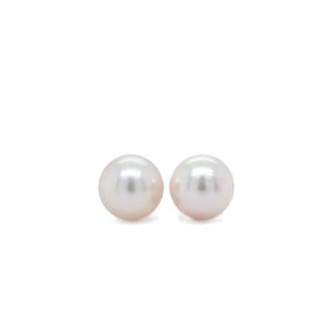 14k Yellow Gold 8.5-9mm Pearl Stud Earrings