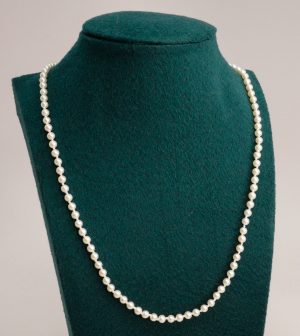 14k Yellow Gold 3-3.5mm Freshwater Pearl Necklace