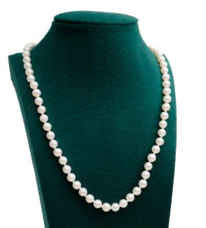 14k Yellow Gold 5-5.5mm Freshwater Pearl Necklace