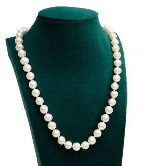 14k Yellow Gold 7-7.5mm Freshwater Pearl Strand