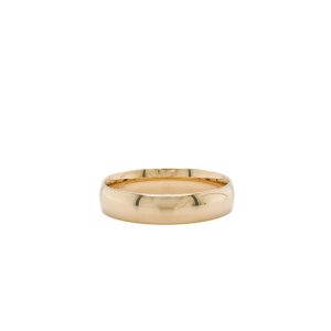 14k Yellow Gold 4mm Light Comfort Fit Polished Band