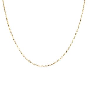 14k Yellow Gold 20 Inch Raso Chain Necklace