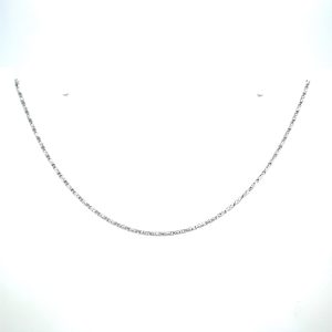 14k White Gold 20 Inch Raso Chain 1.2mm
