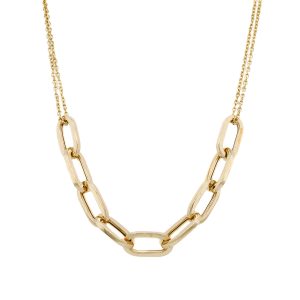 14k Yellow Gold Nine-Link Chain Necklace
