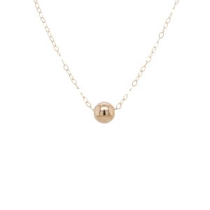 10k Yellow Gold Bead Pendant