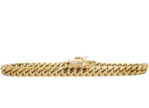 14k Yellow Gold Curb Link Chain Bracelet