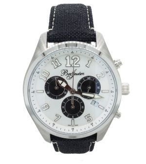 Betz Signature Series Watch Black Nylon White/Black Swiss Chronograph