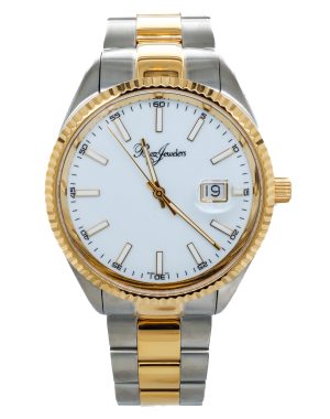 Betz Signature Series Watch Two Tone Stainless Steel White Dial