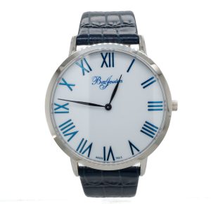 Betz Signature Series Watch Blue Leather White Dial