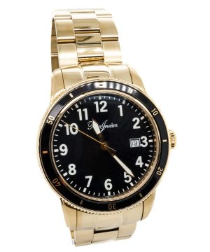Betz Signature Series Watch Yellow Stainless Black Dial