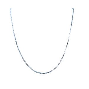Sterling Silver 18 Inch Box Chain 1mm