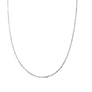 Sterling Silver 16 Inch Diamond Cut Cable Chain