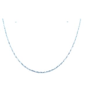 Sterling Silver 24 Inch Adjustable Raso Chain 1.2mm