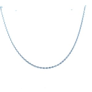 Sterling Silver 24 Inch Adjustable Espiga Chain