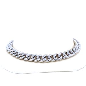 Sterling Silver 8.5 Inch Curb Chain Bracelet